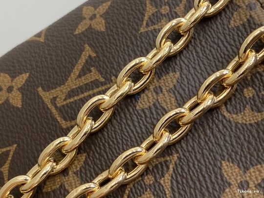 Cheap VUITTON -9.6*5.3*2.6CM pochette Liv LOUIS double 0818